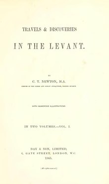 Travels & discoveries in the Levant (1865) Vol. 1.djvu