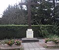 Croix de mission datée de l'année 1949 dans la ville de Tucquegnieux (Meurthe-et-Moselle, France).