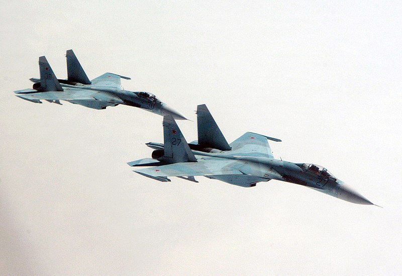 File:Two Russian Su-27 Flanker aircraft.jpg