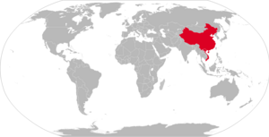 Map with former Type 63 operators in red Type 63 operators.png