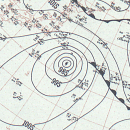 Typhoon Alice analysis 19 Oct 1953.png