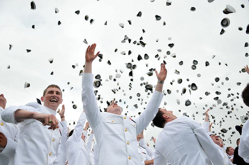 File:U.S. Naval Academy graduates toss their caps after the graduation and commissioning ceremony in Annapolis, Md., May 24, 2013 130524-N-OA833-368.jpg