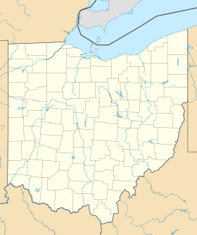 Klivlend na karti Ohija