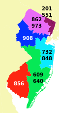 Image 29New Jersey's telephone area codes (from New Jersey)