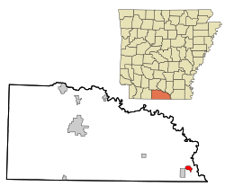 Vị trí trong Quận Union, Arkansas