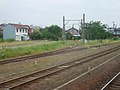 名鉄新鵜沼駅への連絡線跡（2006年6月）