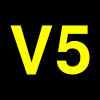 V5 noir jaune.svg