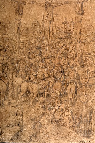 <i>Crucifixion</i> (van Eyck) Drawing attributed to Jan van Eyck or his workshop