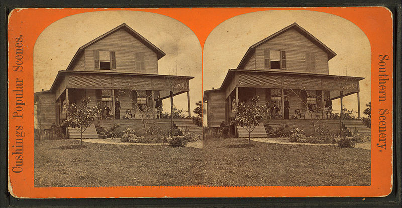 File:Veranda with guests and African American servants, by W. H. Cushing.jpg