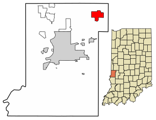Fontanet, Indiana Census-designated place in Indiana, United States