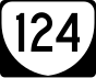 State Route 124 işaretçisi