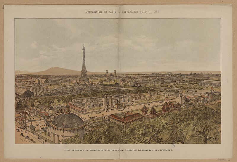 File:Vue générale de l'Exposition universelle, prise de l'esplanade des Invalides. Paris Musées 20230616141738.jpg