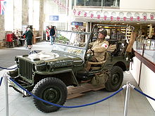 Willys MB in einem britischen Museum