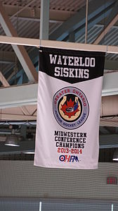 Waterloo Siskins Cherrey Cup Banner