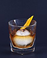 An Old Fashioned cocktail