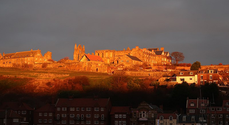 File:Whitby Abbey at Golden Hour.jpg