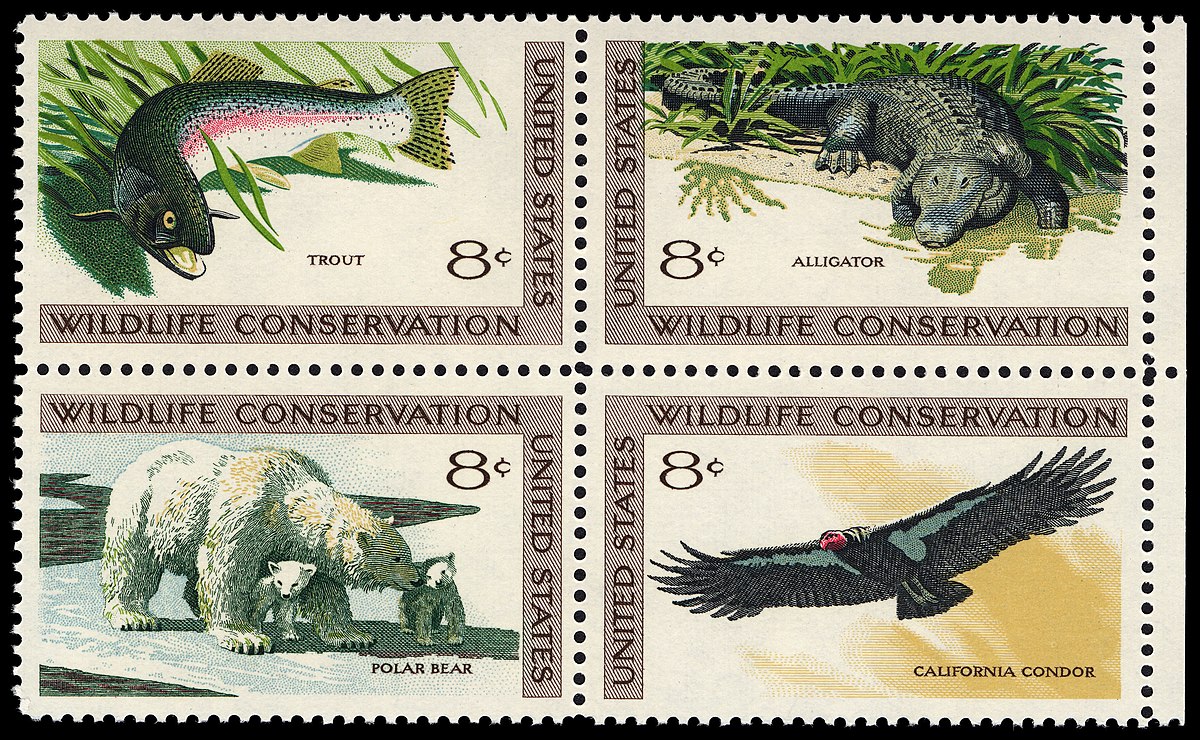 File:Wildlife Conservation Issue 8c 1971 U.S. stamps.jpg 