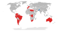 Pays utilisateurs du Mirage III