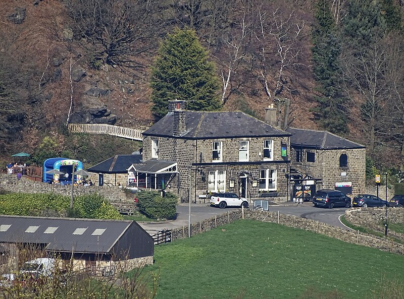 File:"The Rivelin" pub seen from Coppice Road - geograph.org.uk - 6105176.jpg