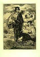 (офорти Мане), «Цигани Іспанії», 1862, Художній музей Мічиганського університету, Енн-Арбор