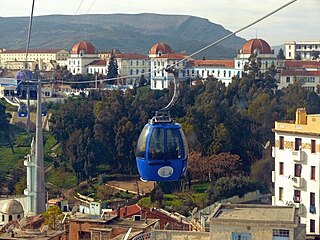 <span class="mw-page-title-main">Constantine Cable Car</span> Gondola lift in Constantine, Algeria (opened 2008)
