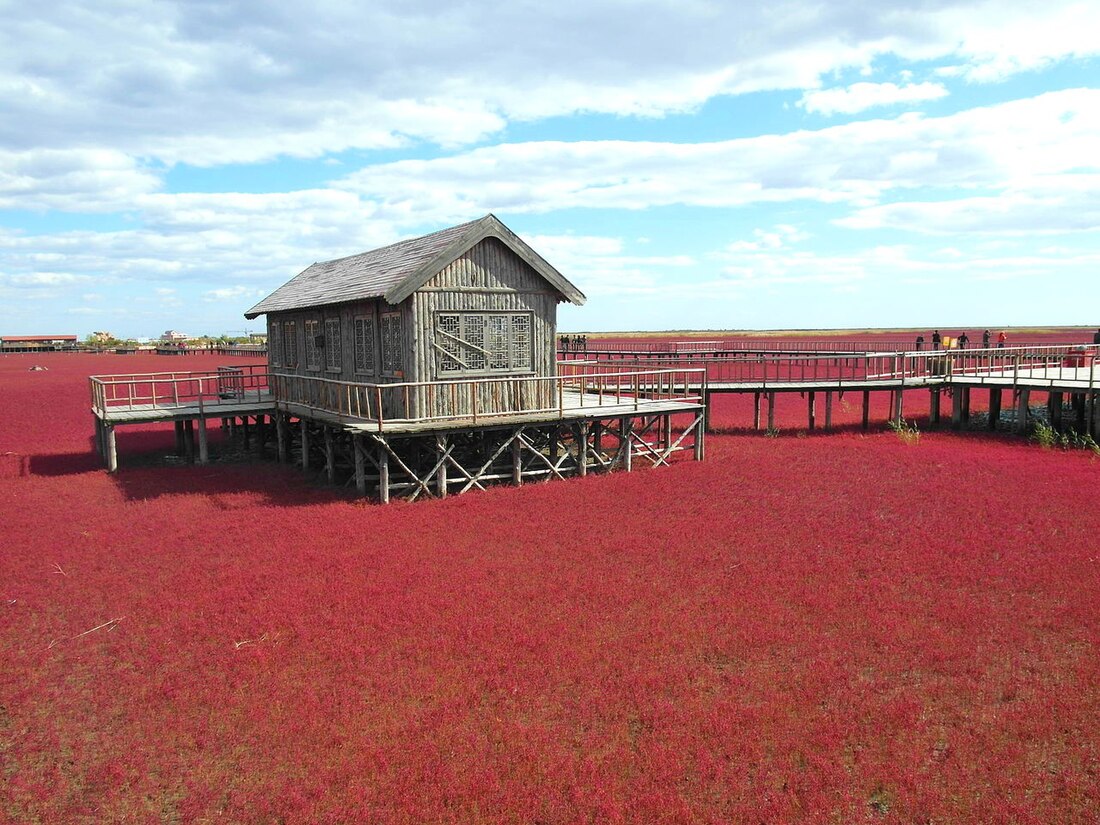 Plage rouge