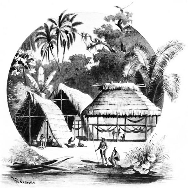 File:007-ABORIGINAL HUTS AT THE AMAZON RIVER.jpg