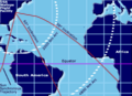 Launch Range trajectory map