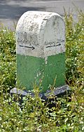 Royal Saxon Milestones (totality): Milestone, later reworked as a kilometer stone