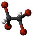 Tetrabromoetanın top ve çubuk modeli