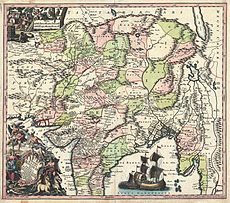 1740 Seutter Map of India, Pakistan, Tibet and Afghanistan - Geographicus - IndiaMogolis-seutter-1740.jpg