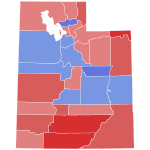 1924 Utah gubernatorial election results map by county.svg