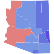 1928 United States Senate election in Arizona results map by county.svg