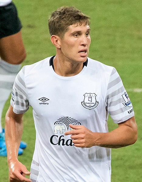 Stones playing for Everton in 2015