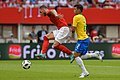 * Nomination FIFA Friendly Match Austria vs. Brazil 2018/06/10 in Vienna/Ernst-Happel-Stadium. Picture shows Marko Arnautović (AUT), Thiago Silva (BRA). --Granada 05:37, 14 June 2018 (UTC) * Promotion  Support Good quality. --Ermell 05:44, 14 June 2018 (UTC)