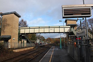 <span class="mw-page-title-main">Ystrad Mynach railway station</span> Railway station in Caerphilly, Wales