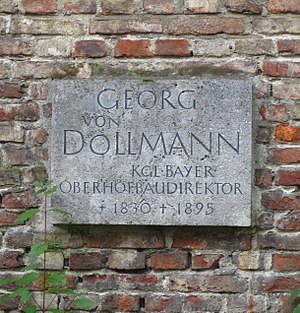 Georg Von Dollmann: Leben, Grabstätte, Bauten
