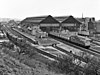 The track side of Blackburn station in 1983