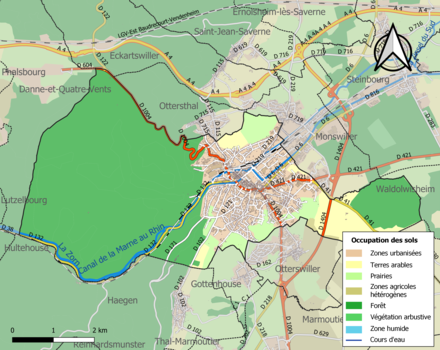 Saverne: Géographie, Urbanisme, Toponymie