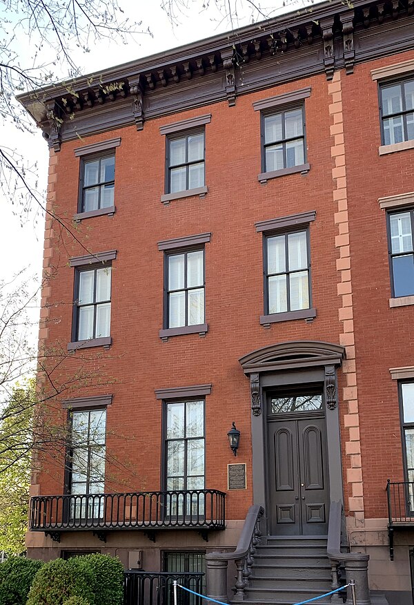 Peter Parker House at 700 Jackson Pl., NW, Washington, D.C., housed CEIP 1910–1947, when it relocated to New York City.