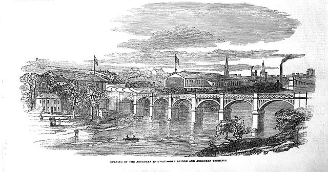 Opening of the Aberdeen Railway in 1854