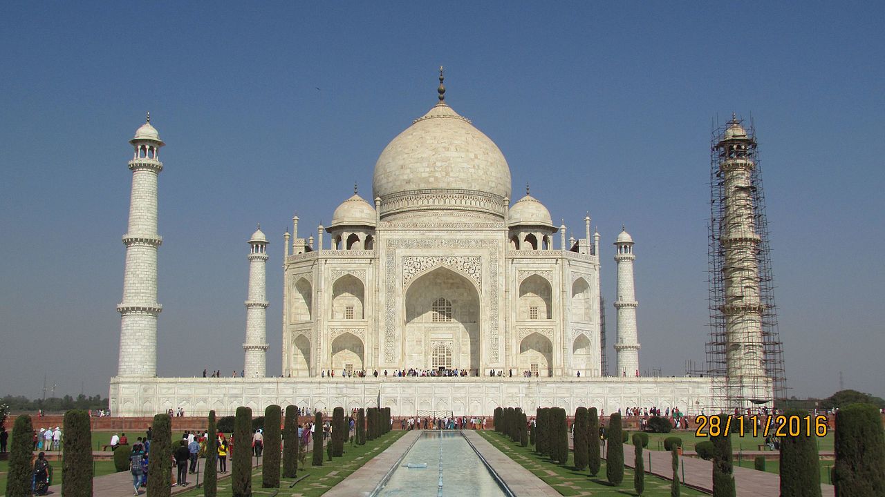 File:Agra tajmahal front view 7.jpg - Wikimedia Commons