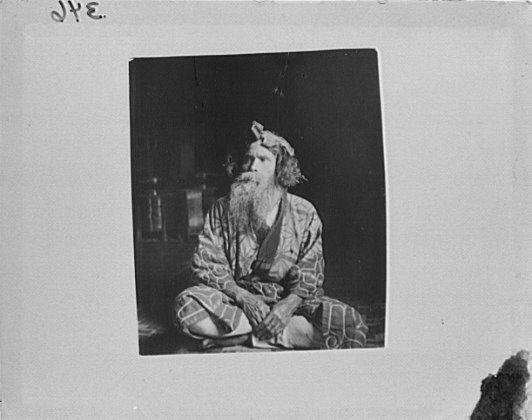 File:Ainu chief wearing a headdress LOC agc.7a10199.tif