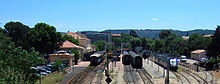 La gare, avant les travaux de 2007.