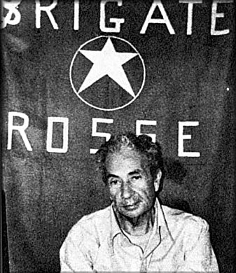 Aldo Moro som Röda brigadernas fånge.