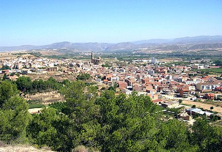 Almenar LLeida vista des de Vertex Geodèsic del Plà.jpg