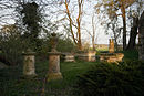 Gravestones from the 18th to the beginning of the 19th century in the churchyard