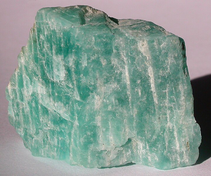 File:Amazonite - Variety of Microcline.jpg