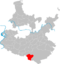 Situació d'Angelbachtal dins del districte de Rhein-Neckar