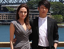 Miyavi with Angelina Jolie in 2014.